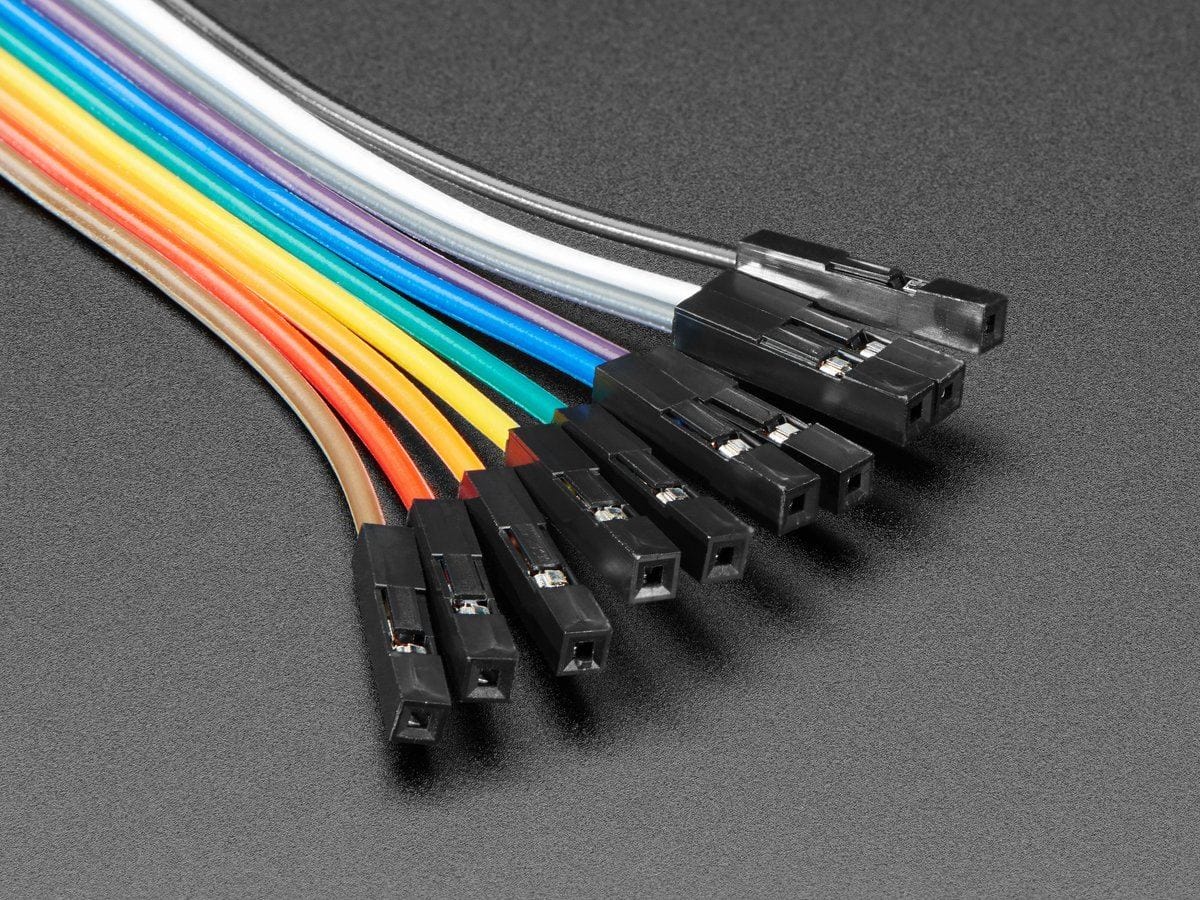 Premium Female/Male 'Extension' Jumper Wires - 10 x 12" (300mm) - Image 2
