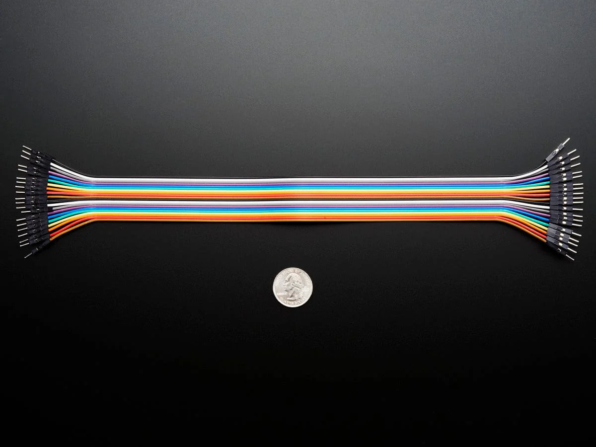Premium Male/Male Jumper Wires - 20 x 12" (300mm) - Image 3