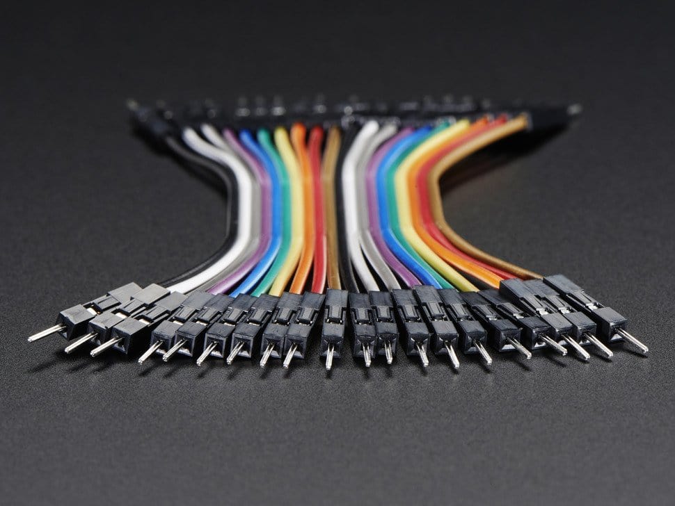Premium Male/Male Jumper Wires - 20 x 3" (75mm) - Image 2