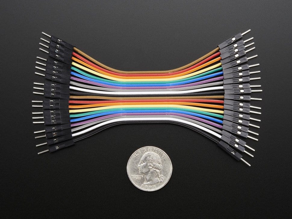 Premium Male/Male Jumper Wires - 20 x 3" (75mm) - Image 3