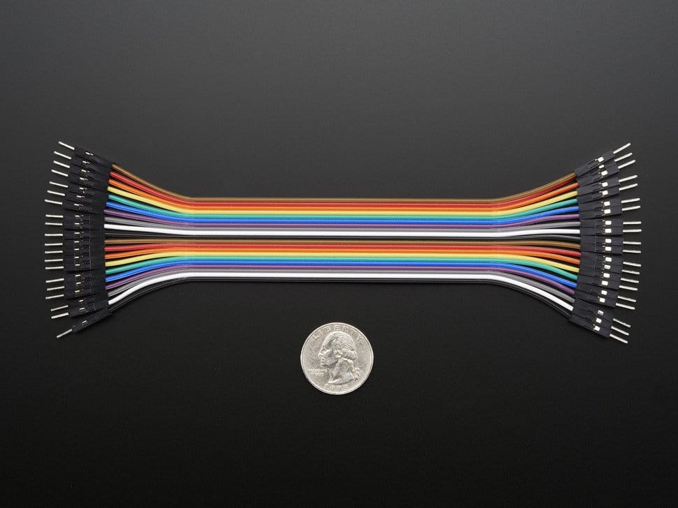 Premium Male/Male Jumper Wires - 20 x 6" (150mm) - Image 2