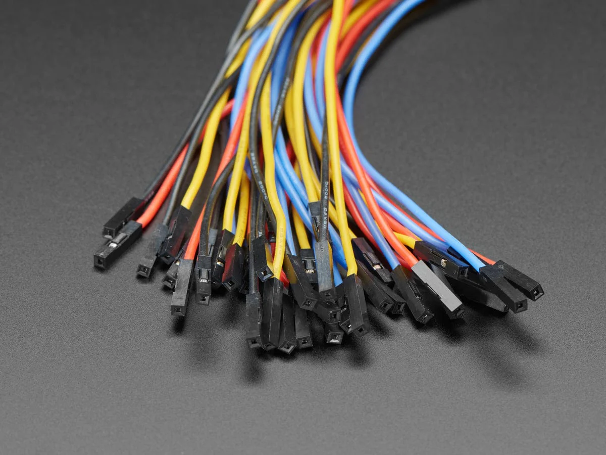 Premium Silicone Covered Female-Female Jumper Wires - 200mm x 40 - Image 2