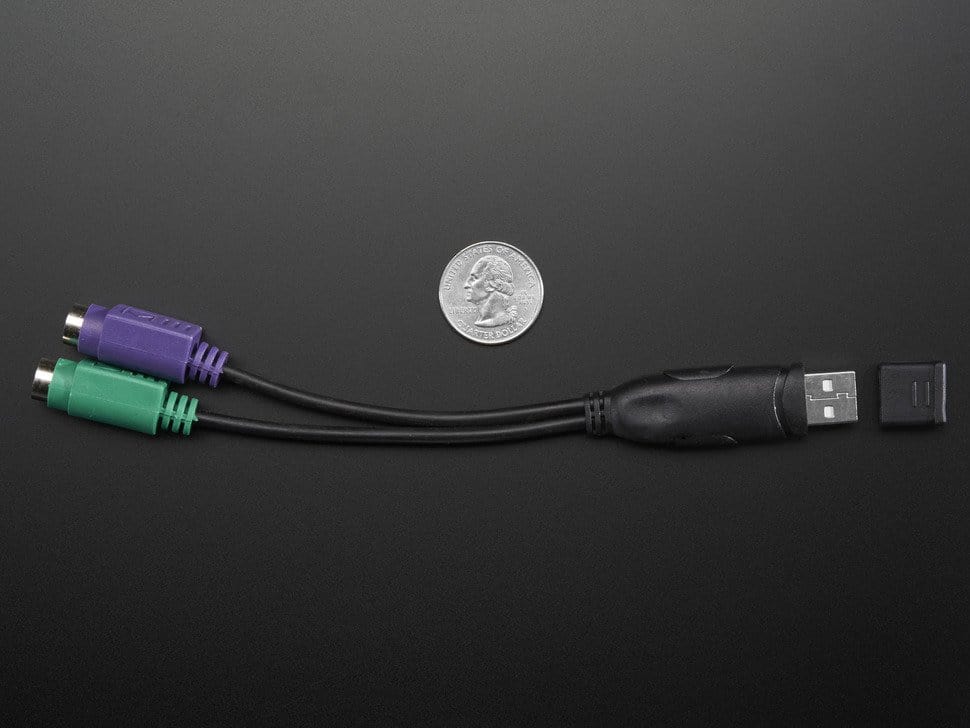 PS/2 Keyboard+Mouse to USB adapter - Image 4