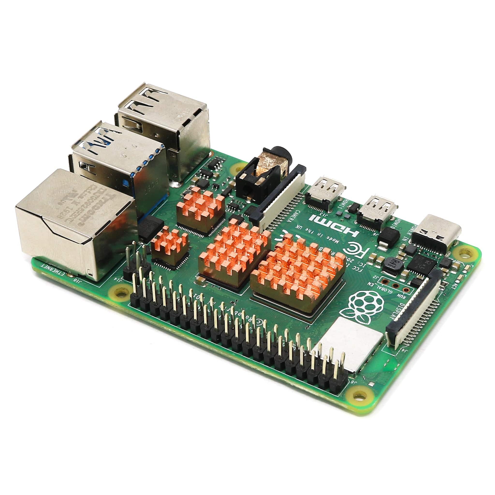 Pure Copper 4-Piece Heatsink Set for Raspberry Pi 4 - Image 3