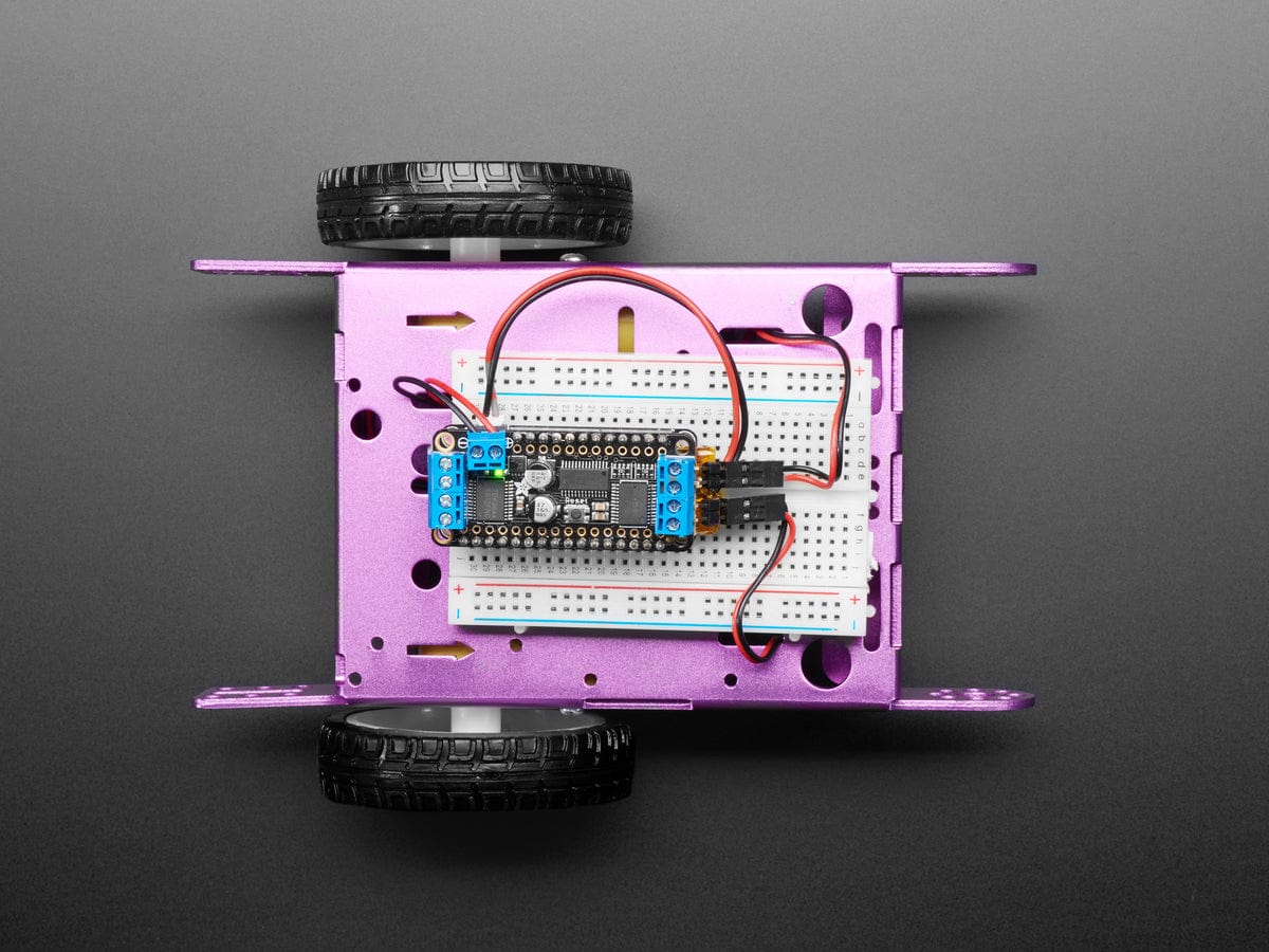 Purple Aluminum Chassis for TT Motors - 2WD - Image 10