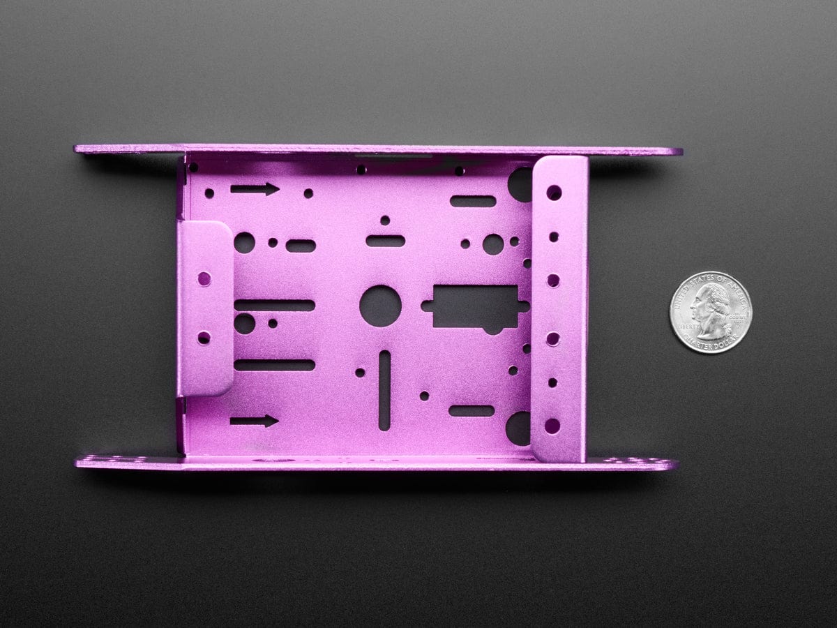 Purple Aluminum Chassis for TT Motors - 2WD - Image 8