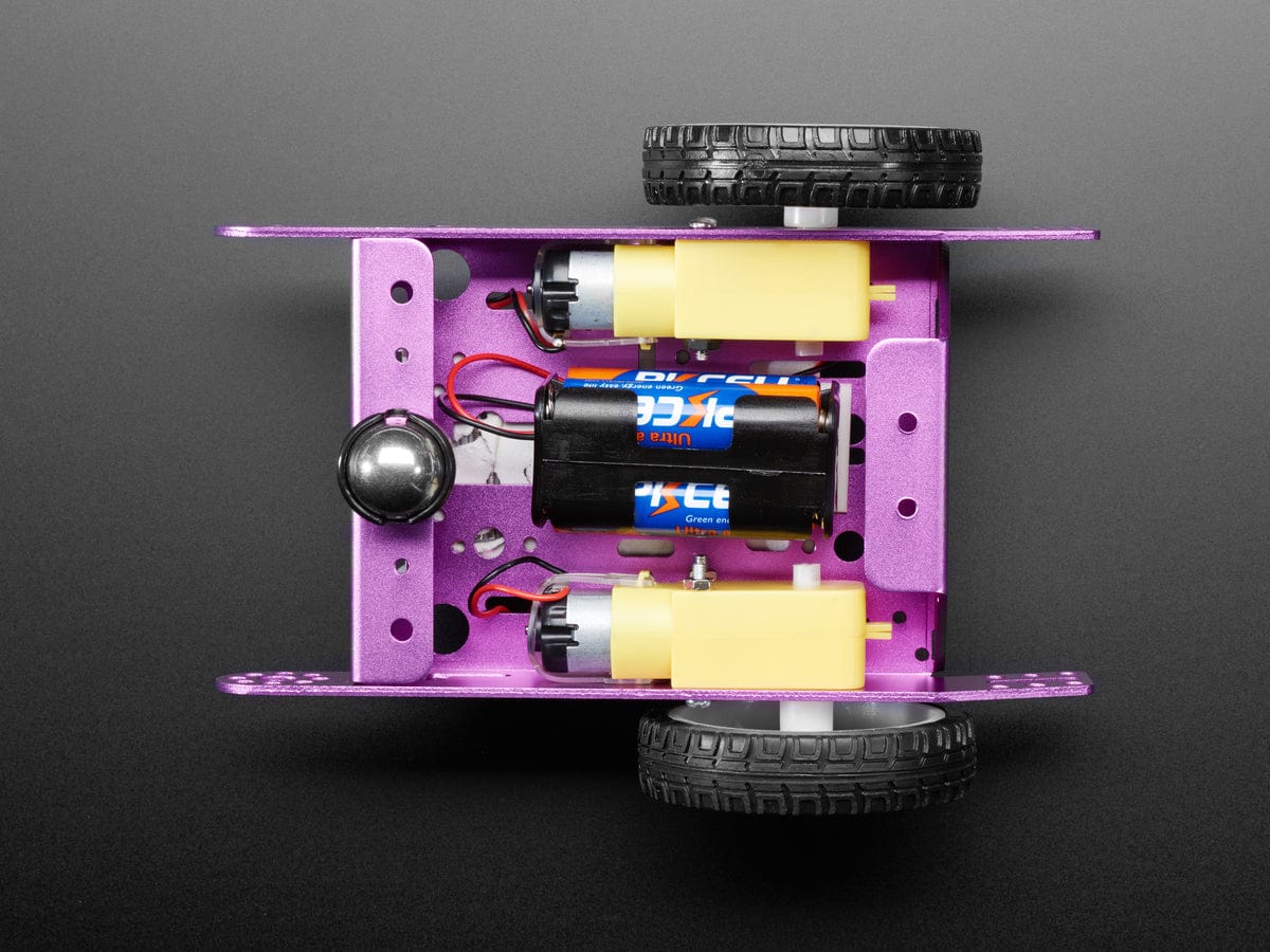 Purple Aluminum Chassis for TT Motors - 2WD - Image 9