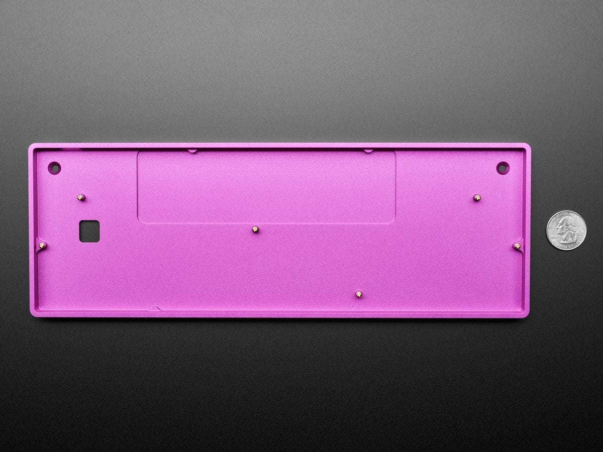 Purple Anodized Aluminum 60% / GH60 Keyboard Shell - Image 3