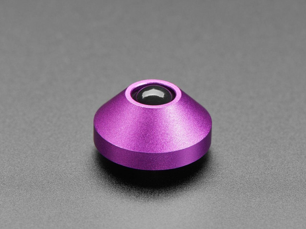 Purple Anodized Aluminum Bumper Feet - Pack of 2 - Image 3