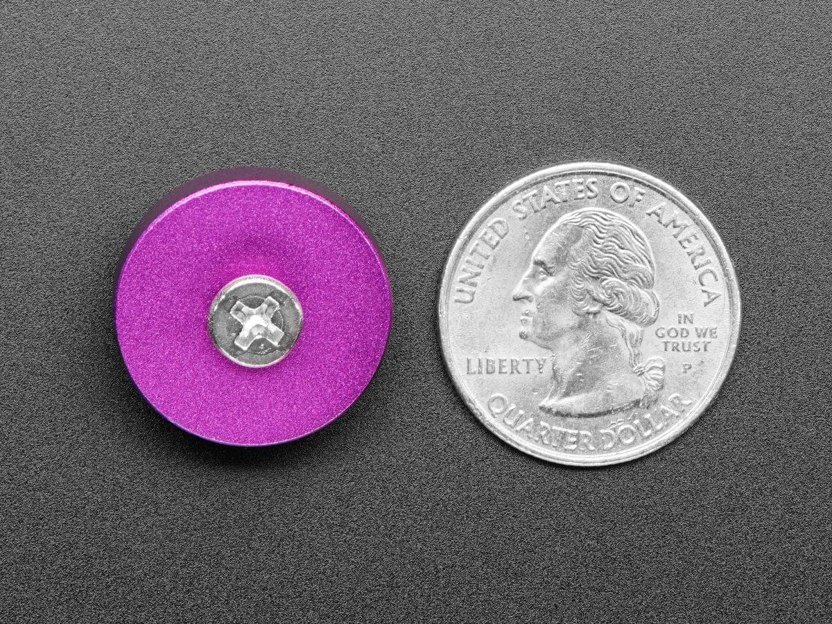 Purple Anodized Aluminum Bumper Feet - Pack of 2 - Image 4