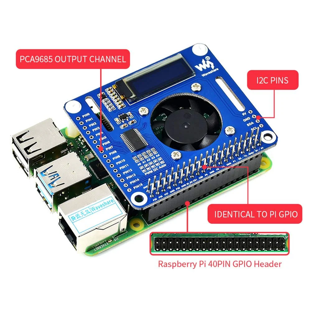 PWM Controlled Fan HAT for Raspberry Pi [Discontinued] - Image 7
