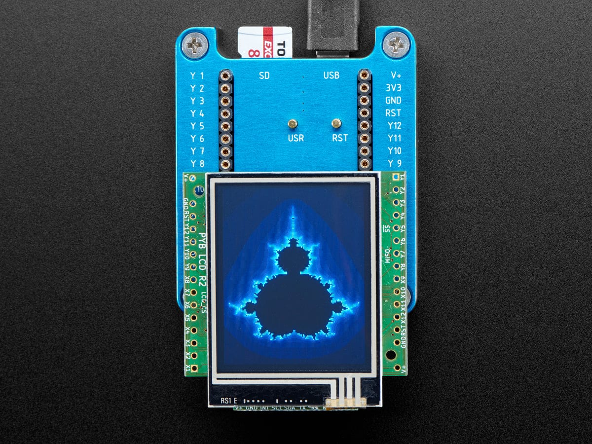 pyboard Color LCD Skin with Resistive Touch (LCD160CR v1.1) [Discontinued] - Image 2
