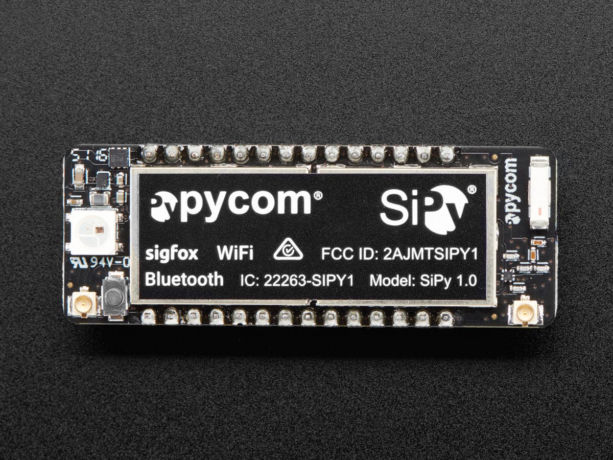 Pycom SiPy 1.0 – ESP32 WiFi, BLE and +22dBm SigFox Radio [Discontinued] - Image 2