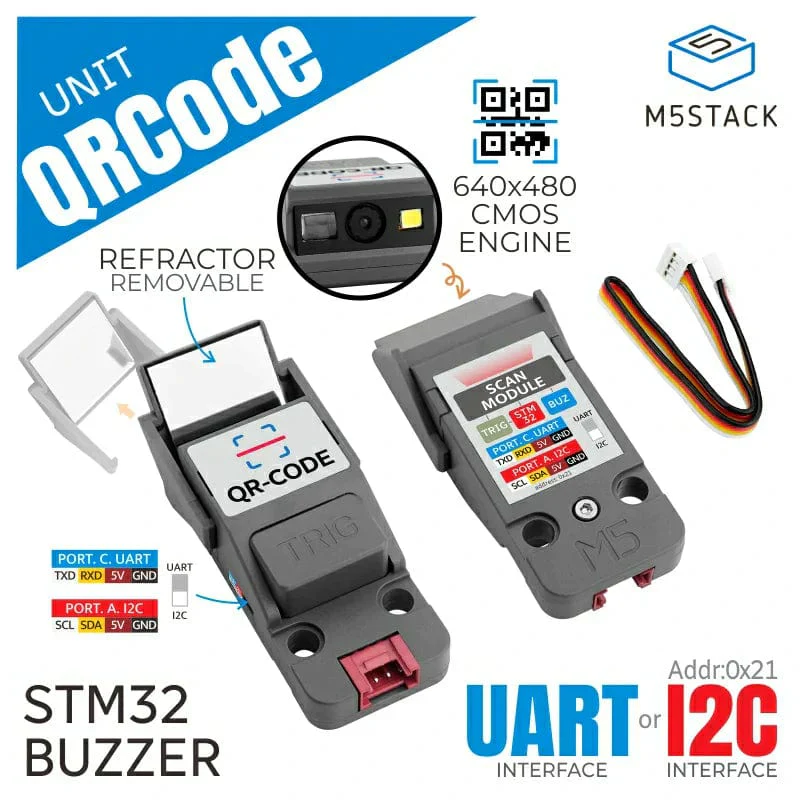 QR Code Scanner Unit (STM32F030) - Image 2