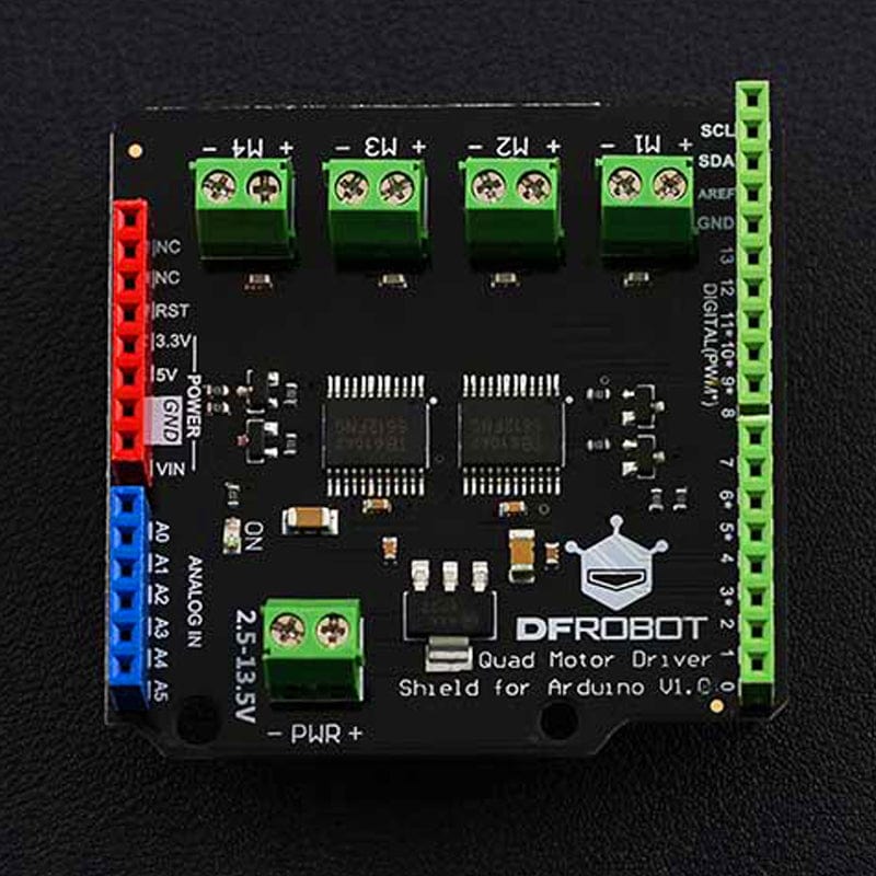 Quad DC Motor Driver Shield for Arduino - Image 3