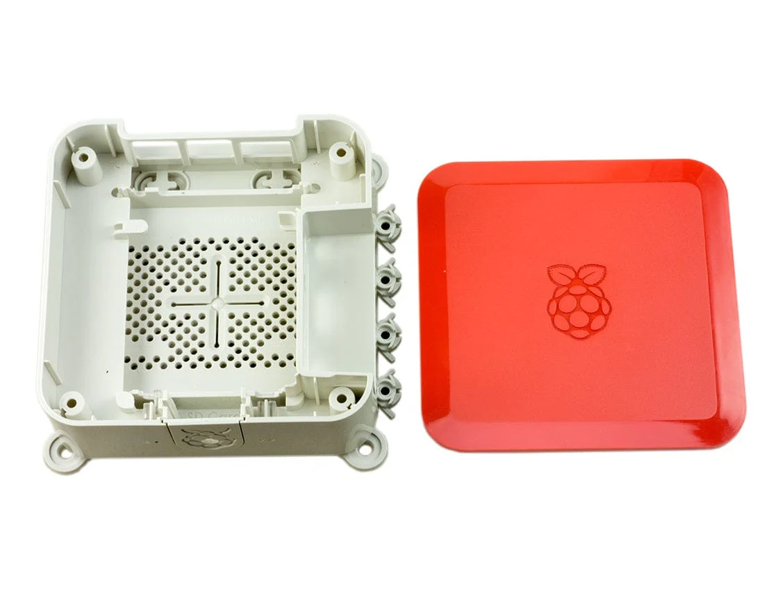 Quattro Case - Raspberry Pi VESA & HDD Case (White/Red) [discontinued] - Image 2