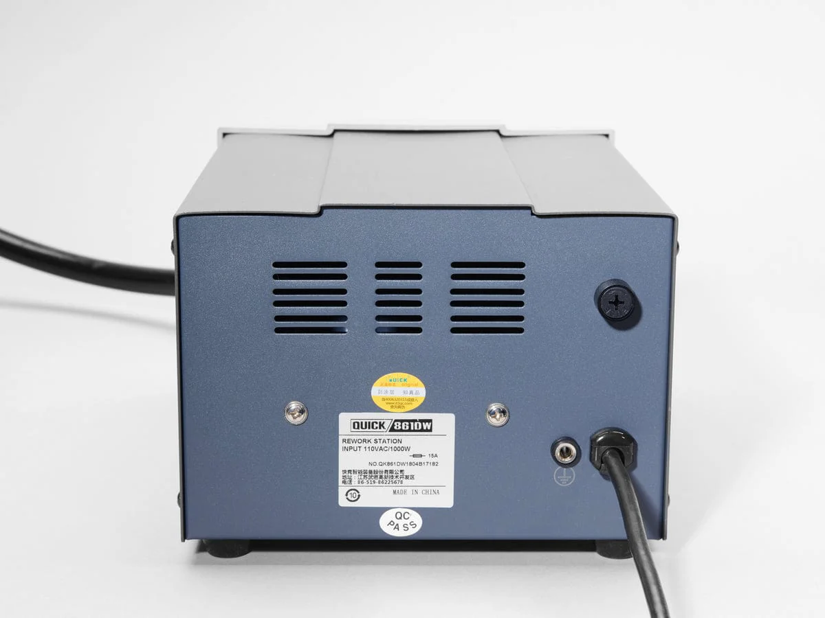 Quick 861DW Hot Air Soldering Rework Station w/ Three Nozzles [discontinued] - Image 4