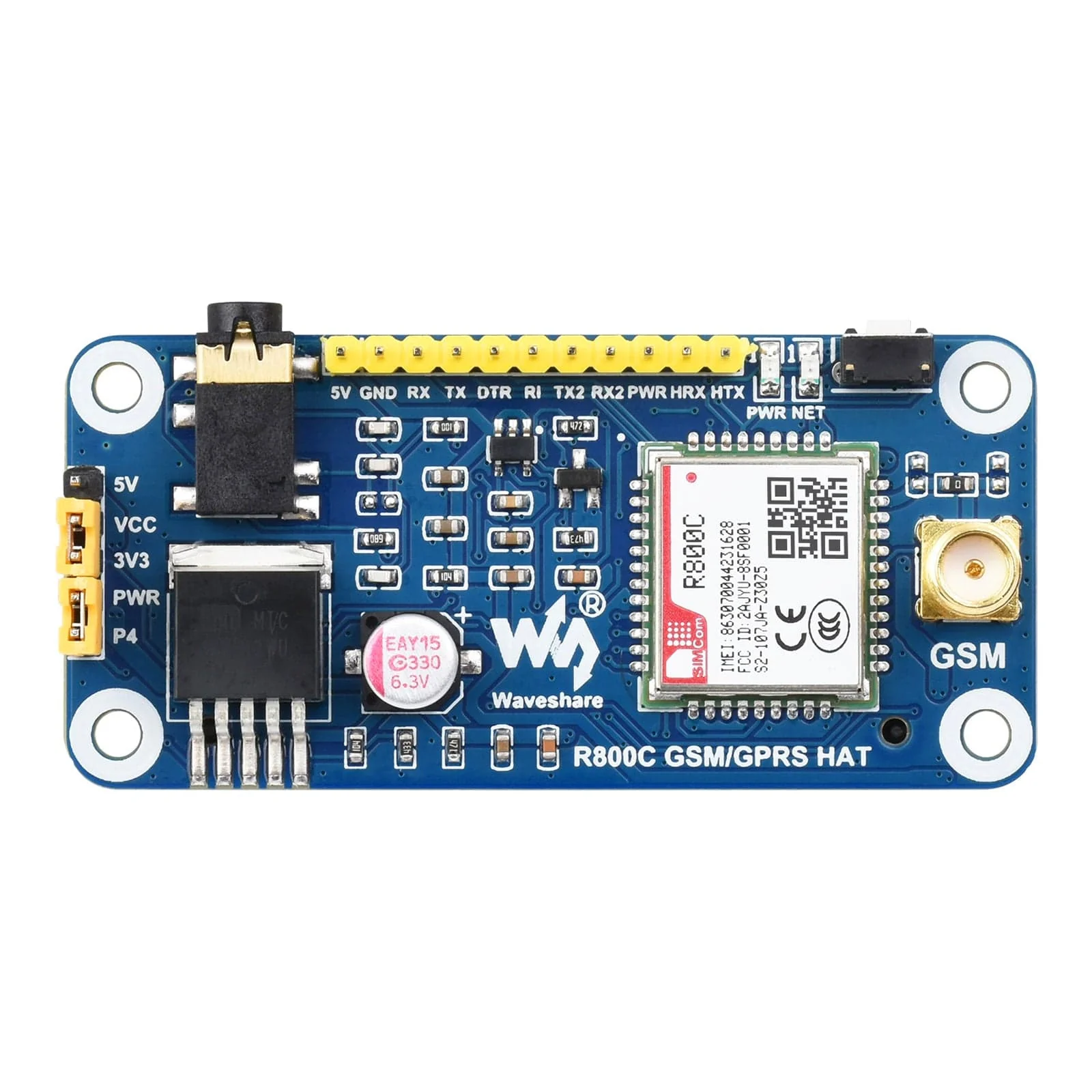 R800C GSM/GPRS HAT for Raspberry Pi - Image 3