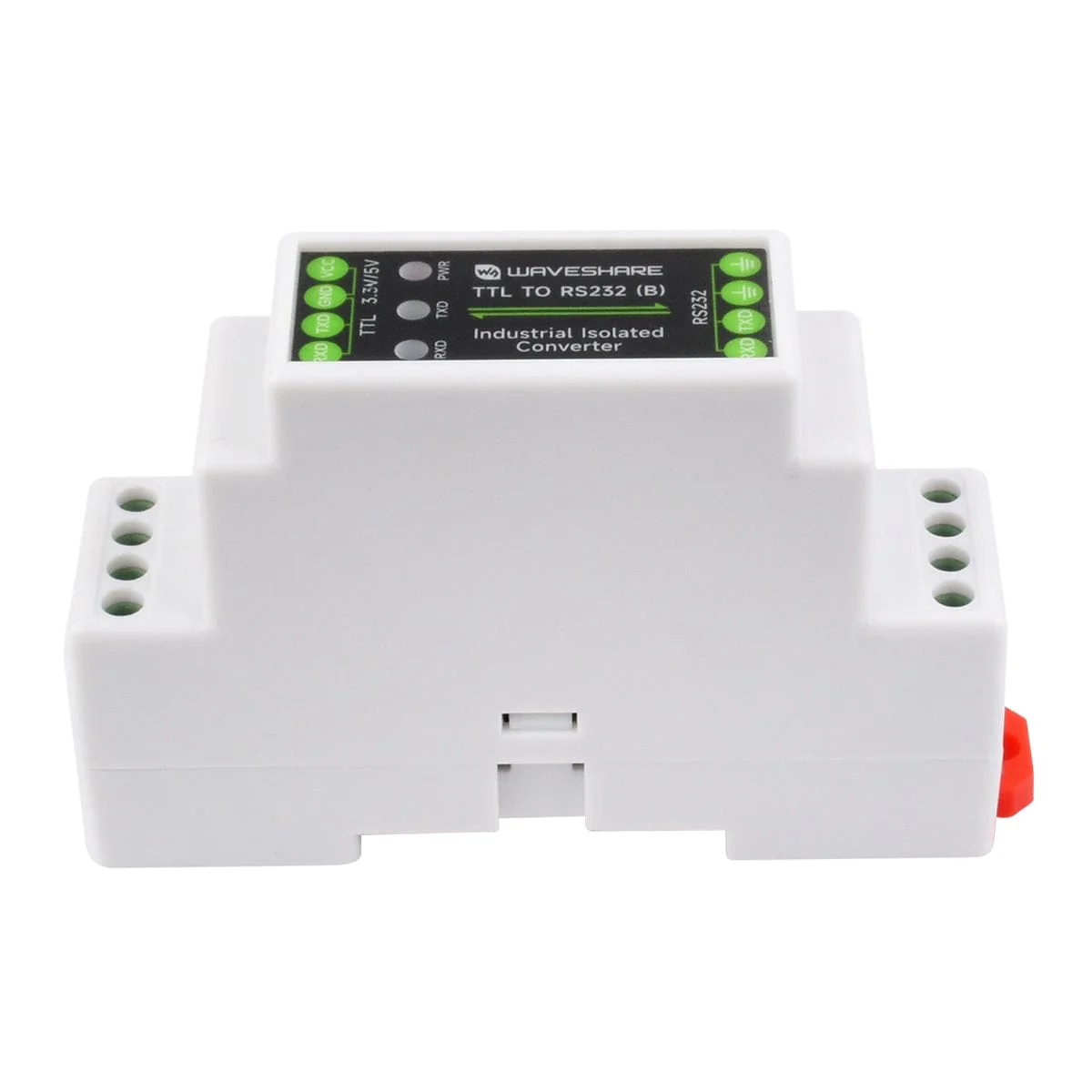 Rail-mount TTL to RS232 Galvanic isolated Converter - Image 2