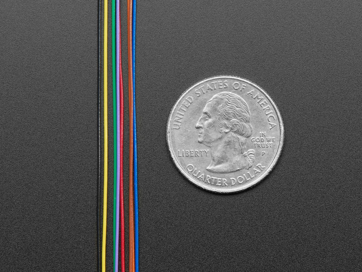 Rainbow "Wire Wrap" Thin 30AWG Prototyping/Repair Wire (280m total, 35m each of 8) - Image 3
