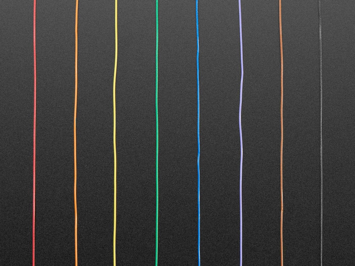 Rainbow "Wire Wrap" Thin 30AWG Prototyping/Repair Wire (280m total, 35m each of 8) - Image 5