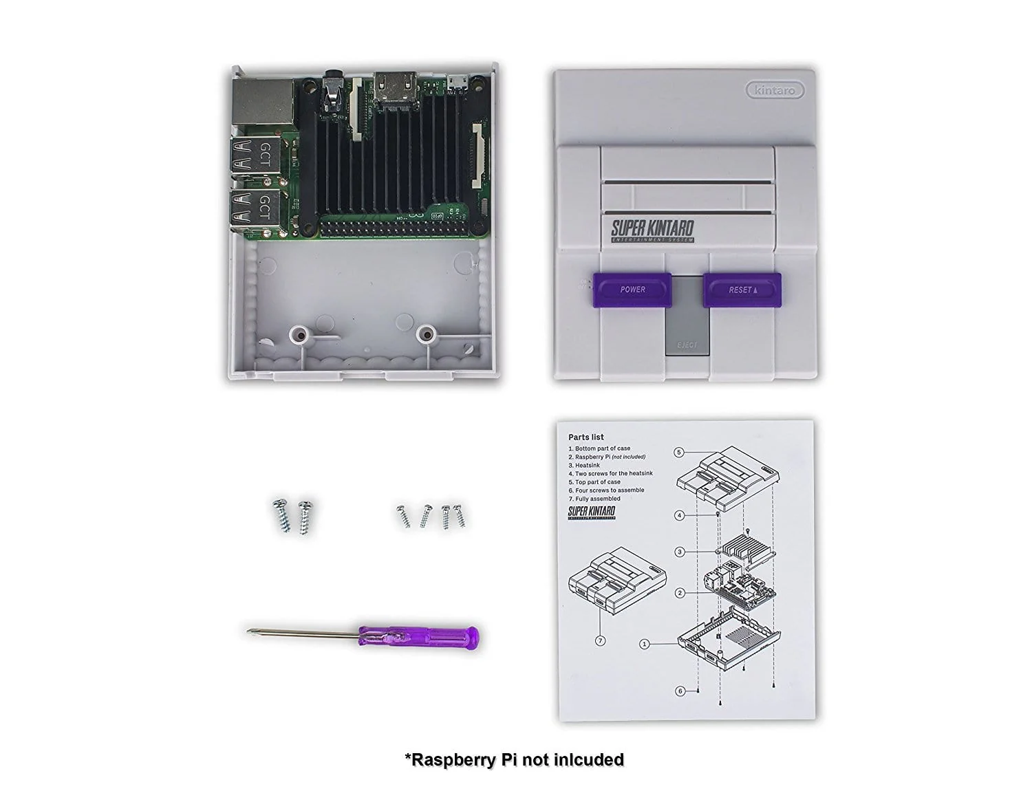 Raspberry Pi 3 "SNES" Case (Super Kuma) [Discontinued] - Image 9