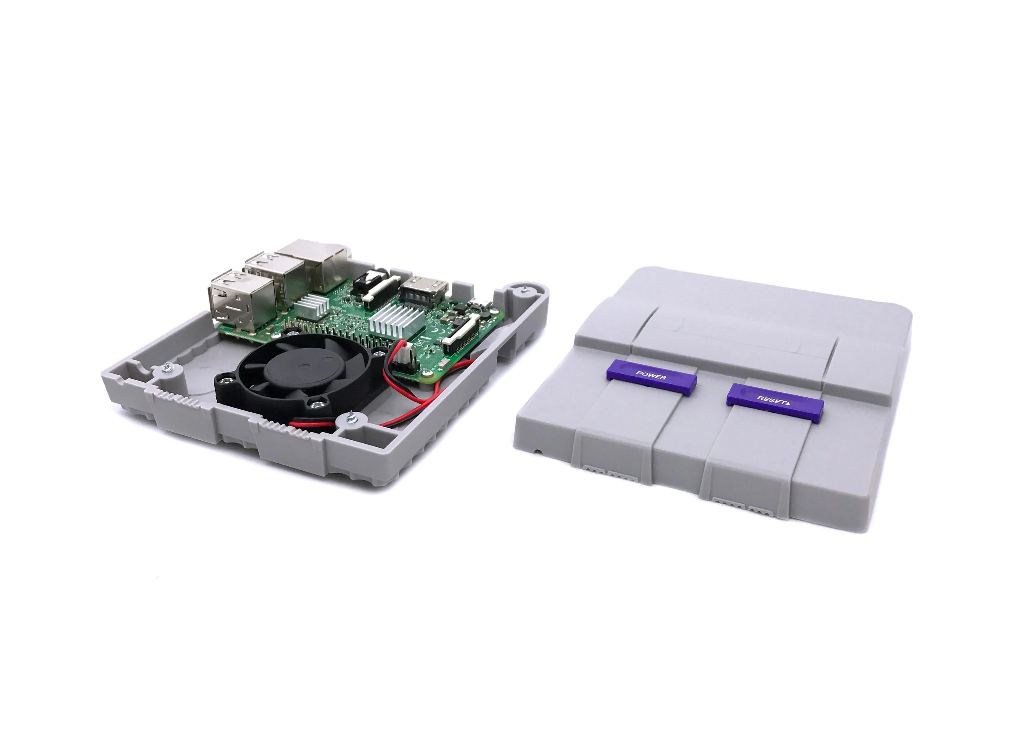 Raspberry Pi 3 "SNES" Case with Cooling Fan - Image 2