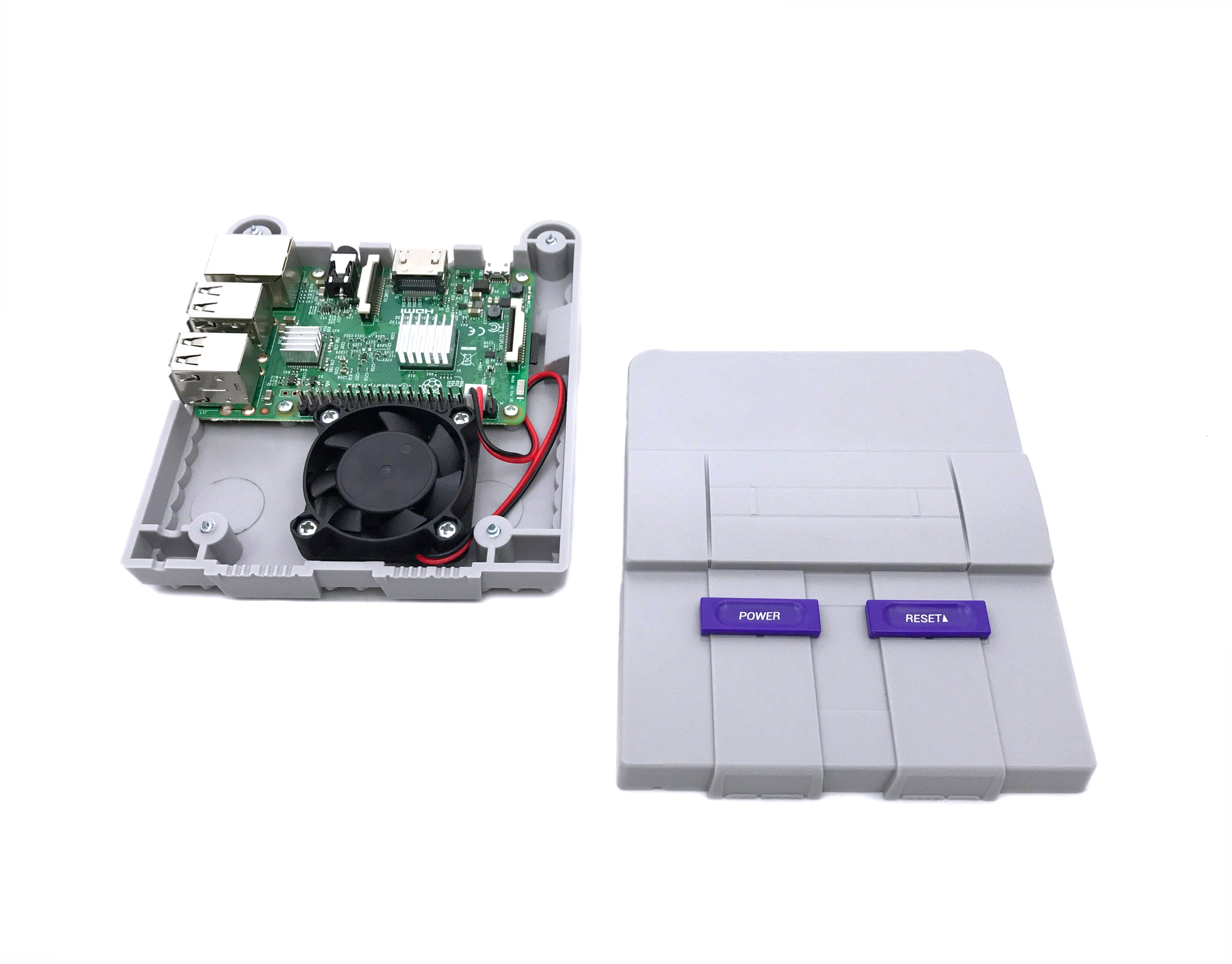 Raspberry Pi 3 "SNES" Case with Cooling Fan - Image 3