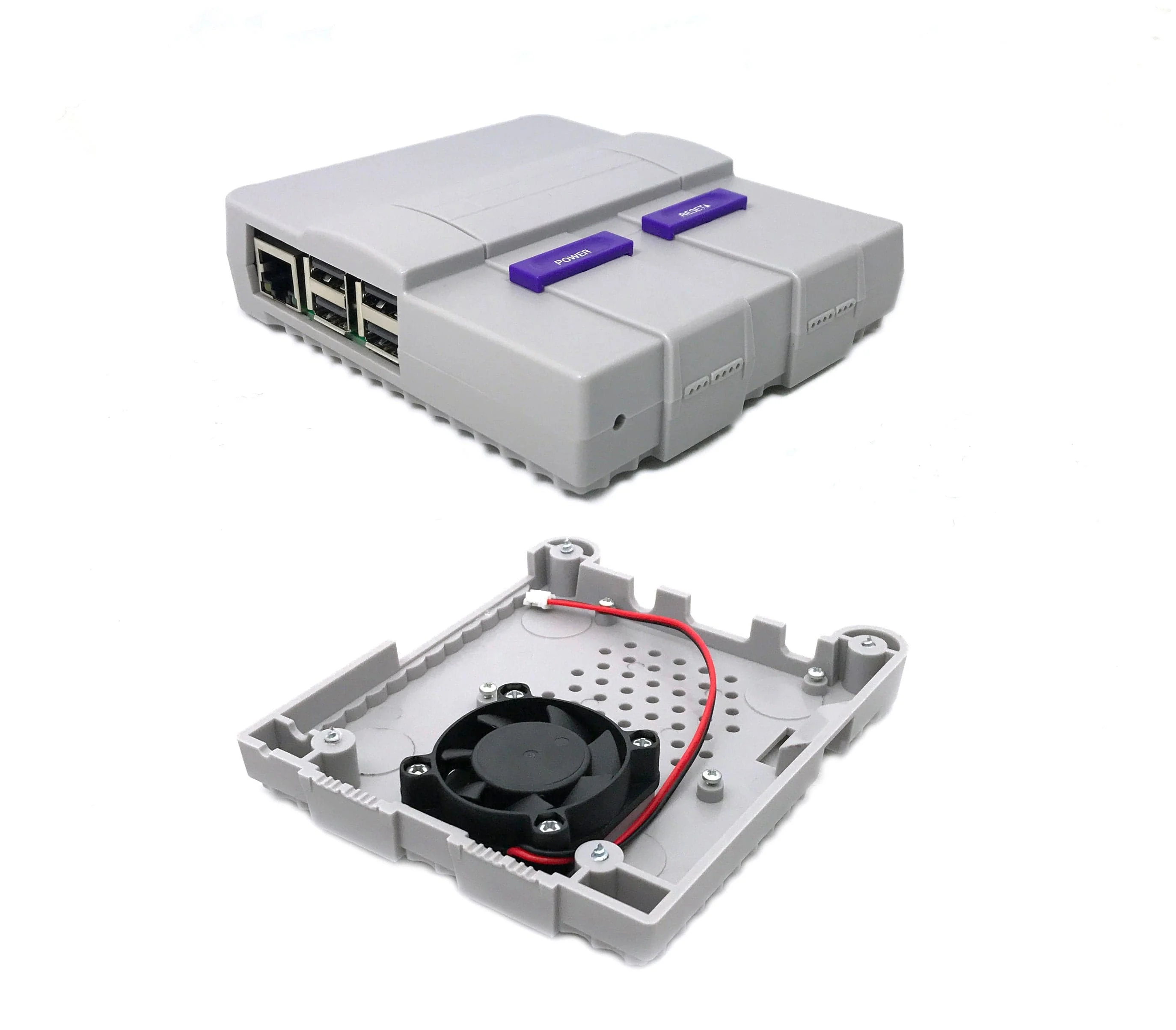 Raspberry Pi 3 "SNES" Case with Cooling Fan - Image 4