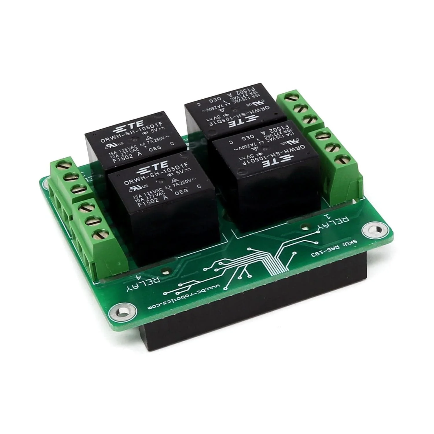 4-Channel Relay HAT for Raspberry Pi - Image 3