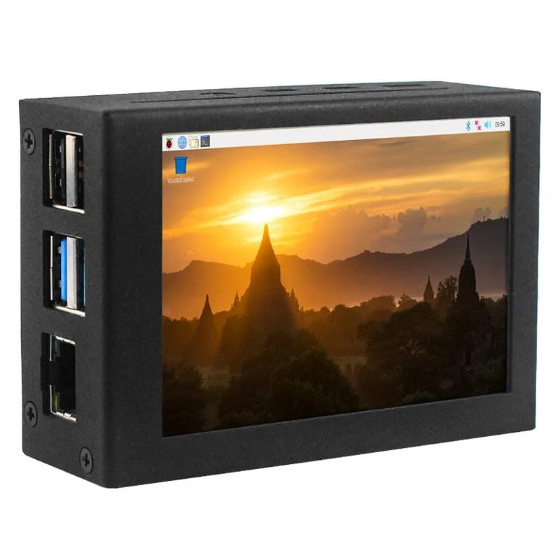 Metal Case with 3.5" TFT Touchscreen for Raspberry Pi 4 (480x320) - Image 5