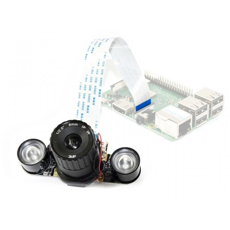 Night Vision Camera for Raspberry Pi - IR-CUT 5MP (Version B) - Image 4