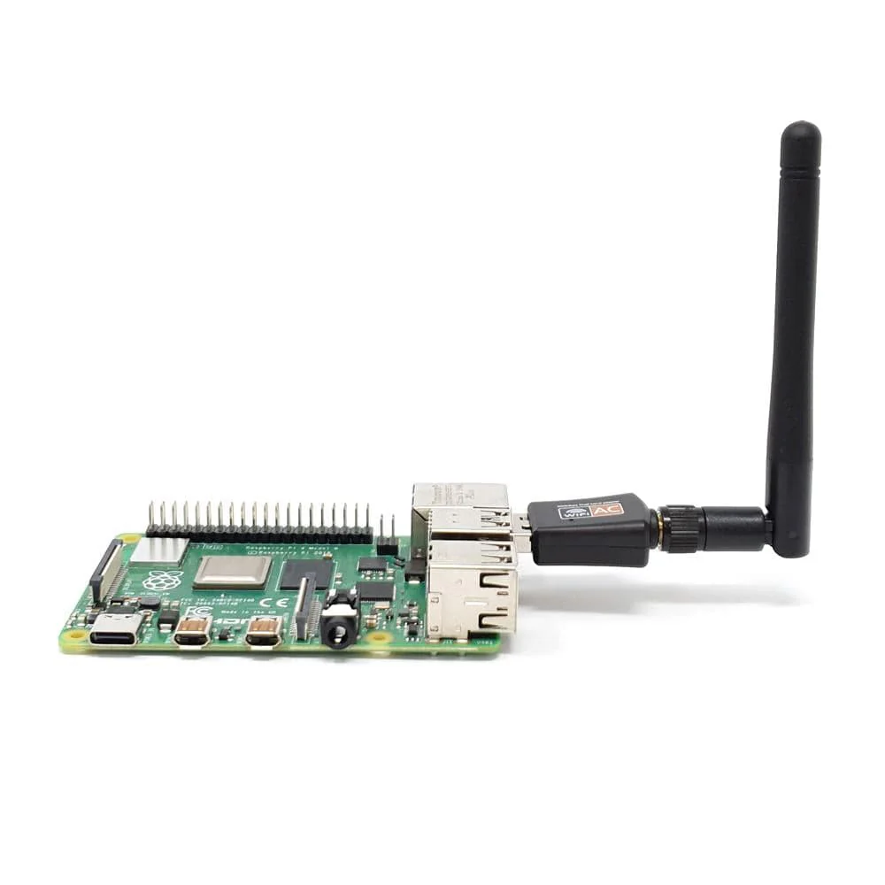Raspberry Pi Dual-Band 5GHz/2.4GHz USB WiFi Adapter with Antenna [Discontinued] - Image 2