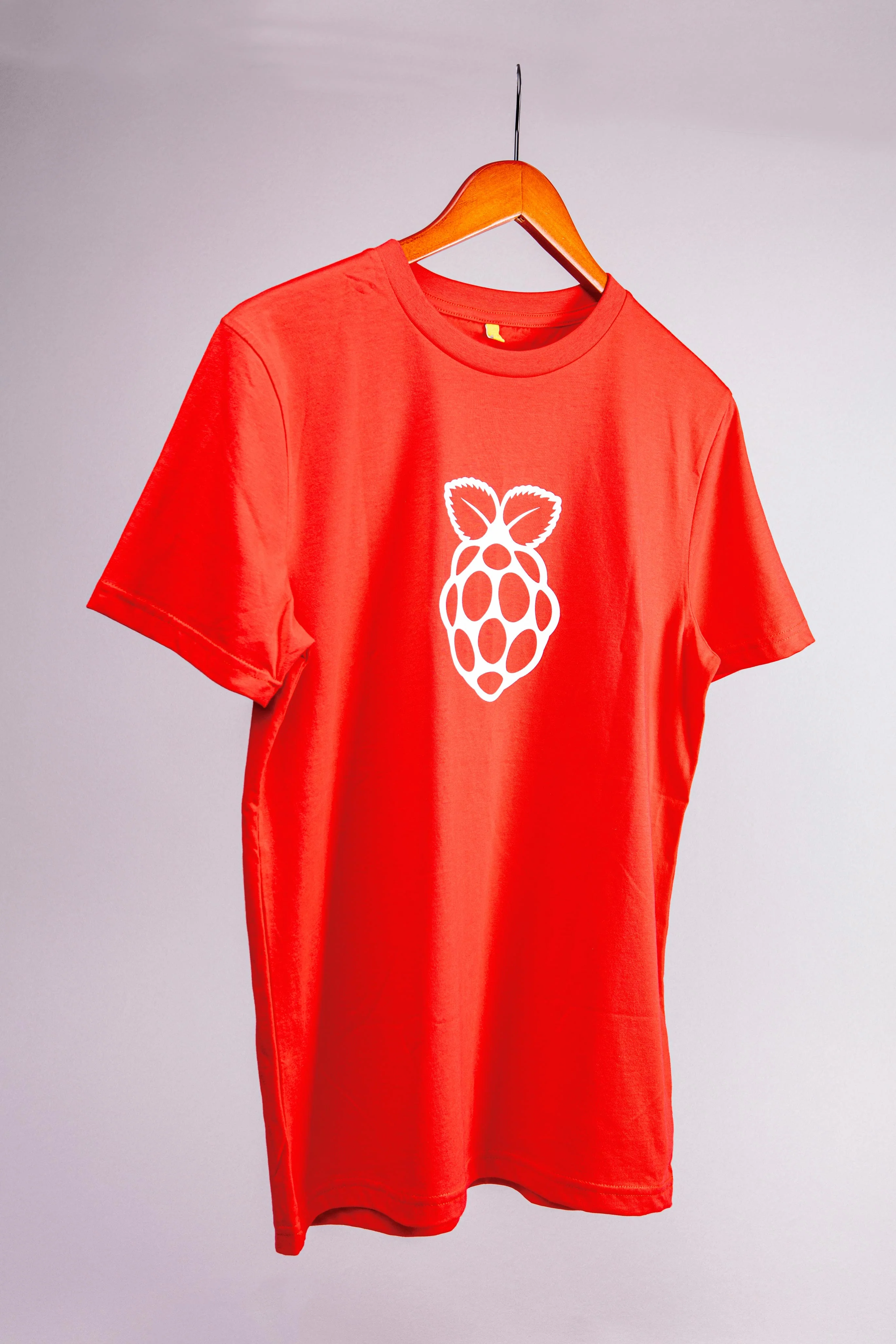 Red Raspberry Pi Logo T-shirt (Adult Size) [Discontinued] - Image 2