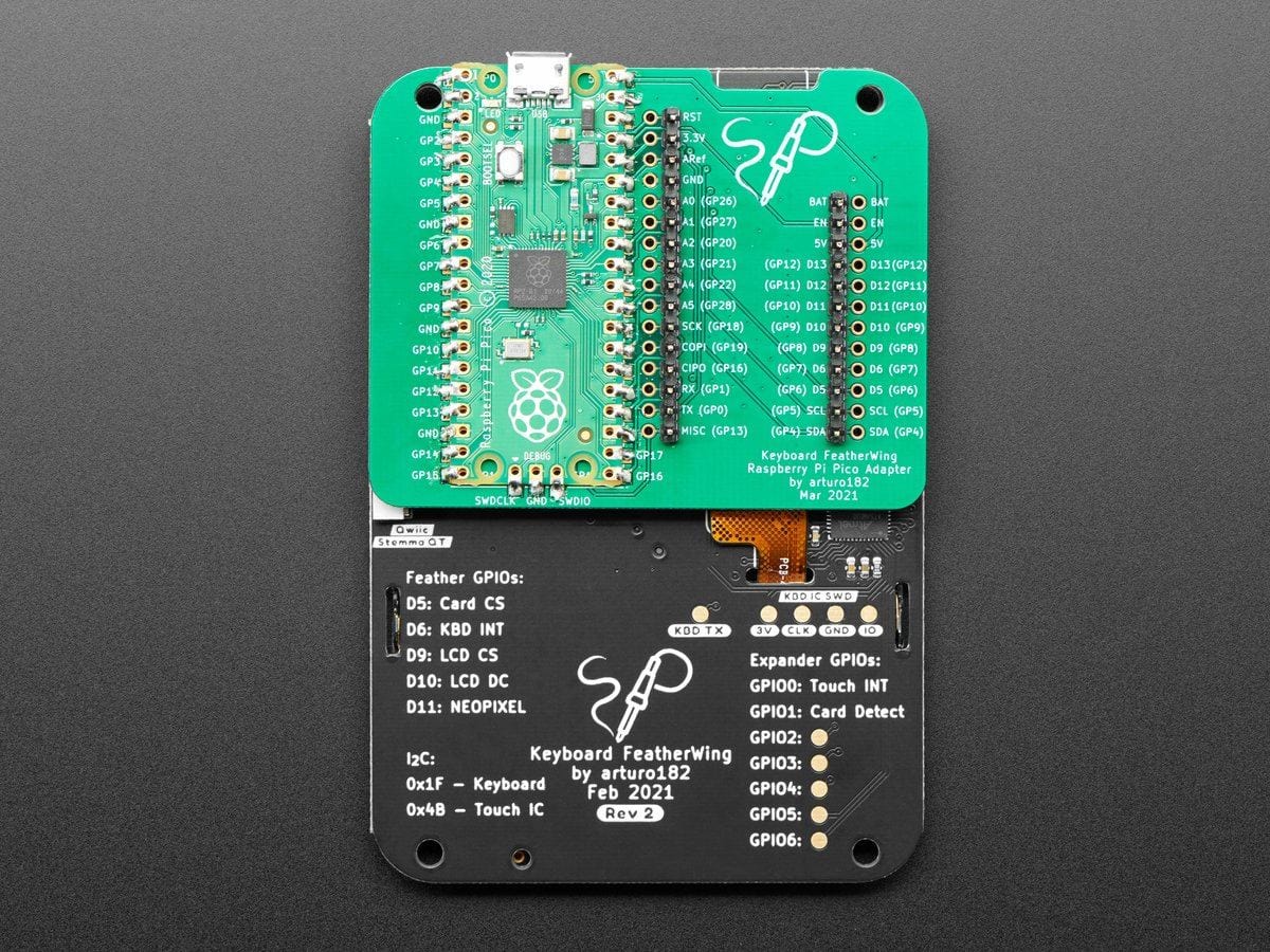 Raspberry Pi Pico Adapter PCB for Keyboard FeatherWing [Discontinued] - Image 2