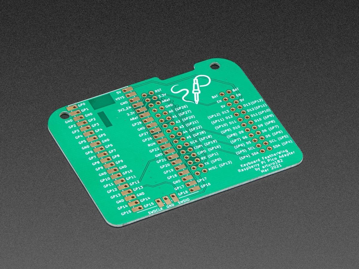 Raspberry Pi Pico Adapter PCB for Keyboard FeatherWing [Discontinued] - Image 3