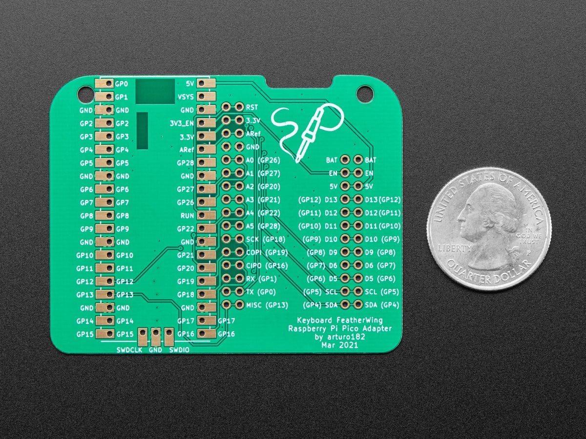 Raspberry Pi Pico Adapter PCB for Keyboard FeatherWing [Discontinued] - Image 5