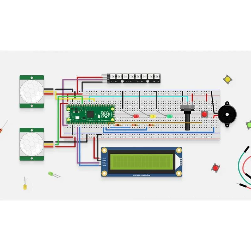 Raspberry Pi Pico MicroPython Learning Kit (Pico Included) - Image 2