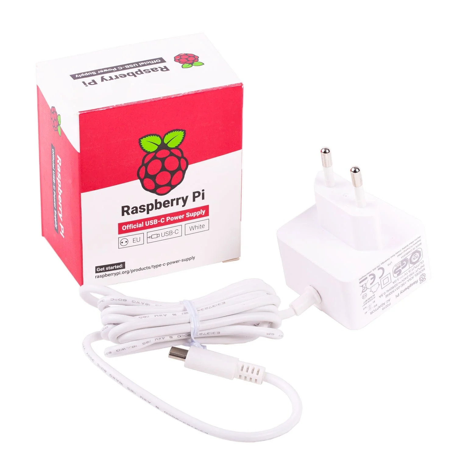 Raspberry Pi 15W USB-C Power Supply - EU Plug - Image 2