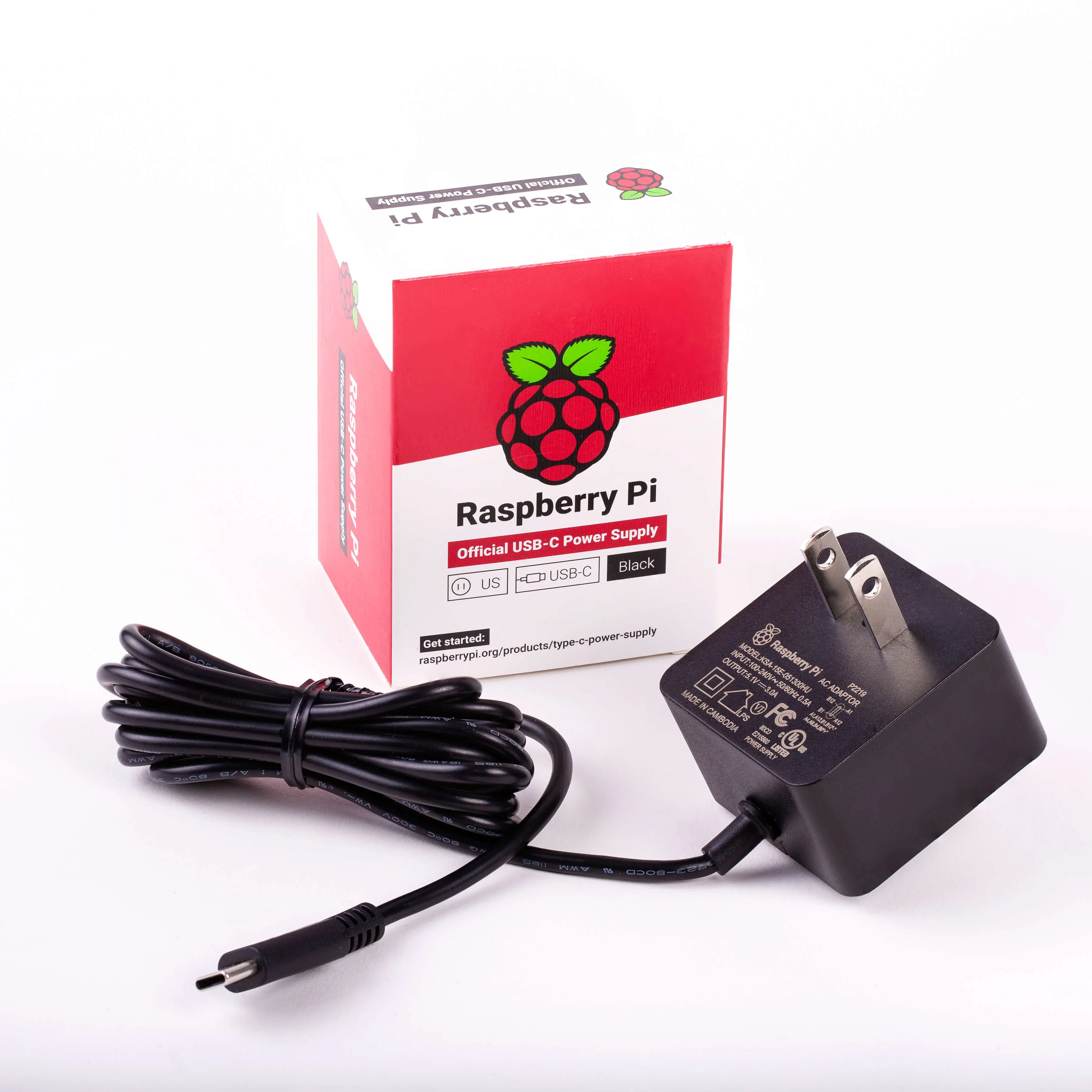 Raspberry Pi 15W USB-C Power Supply - US Plug - Image 2