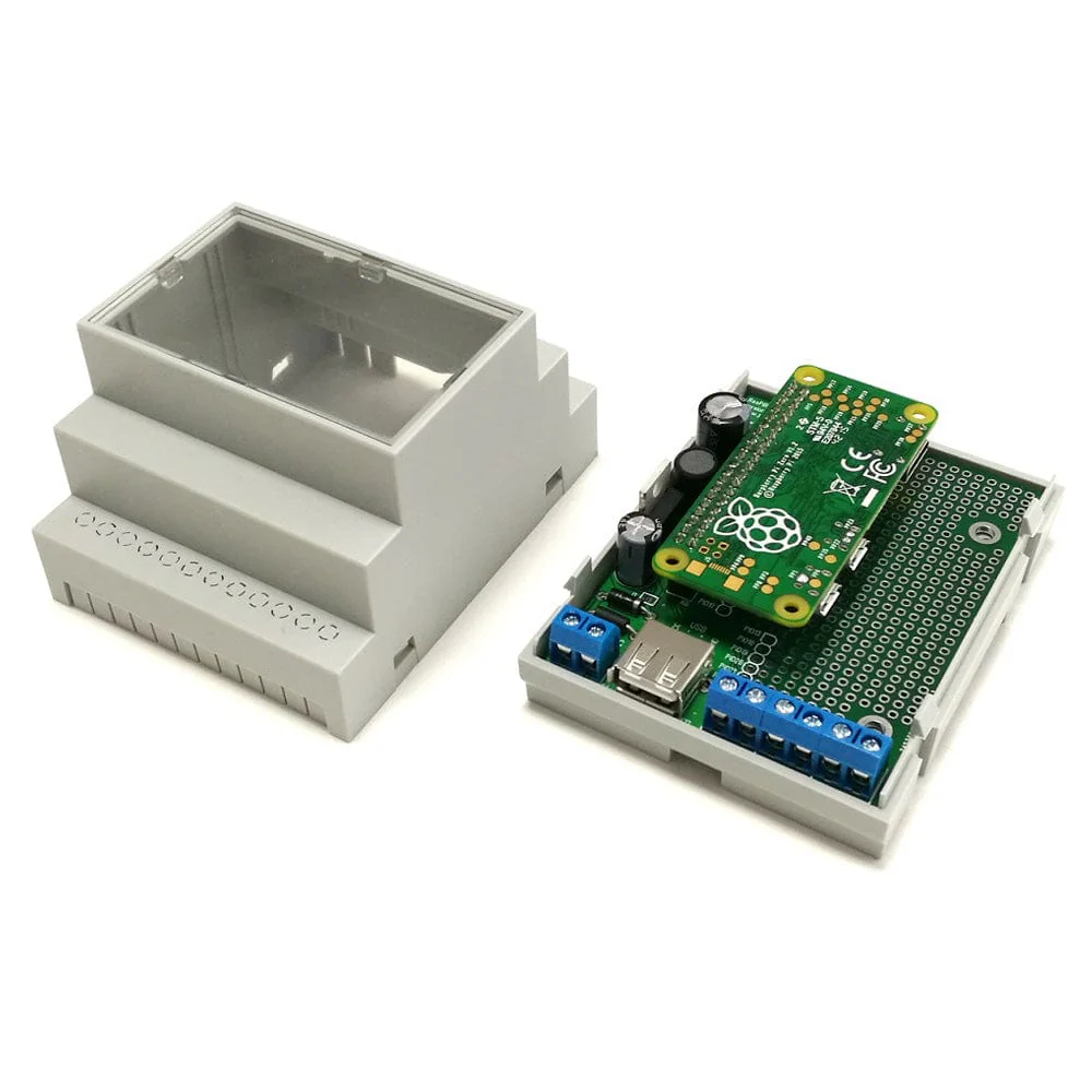 RasPiBox Zero - Pi Zero Prototyping DIN Rail Case (inc. 5V regulator) - Image 4