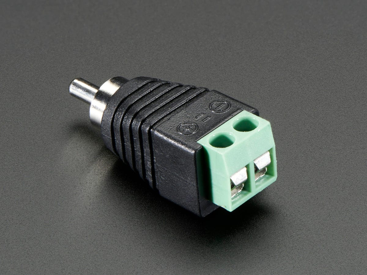 RCA (Composite Video, Audio) Male Plug Terminal Block - Image 2