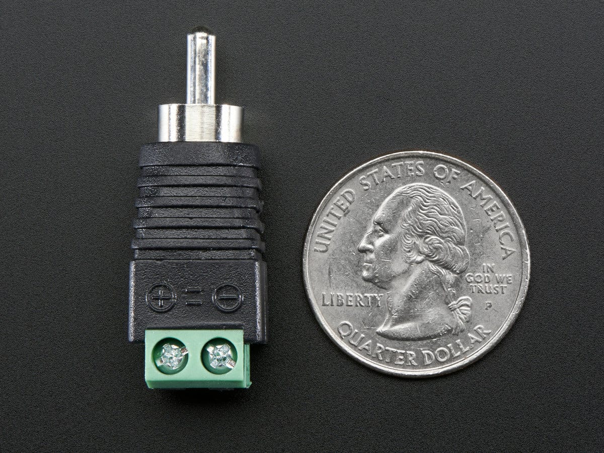 RCA (Composite Video, Audio) Male Plug Terminal Block - Image 3