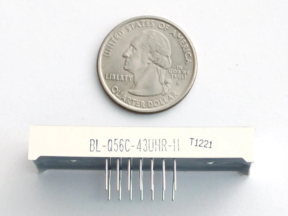 Red 7-segment clock display - 0.56" digit height - Image 2