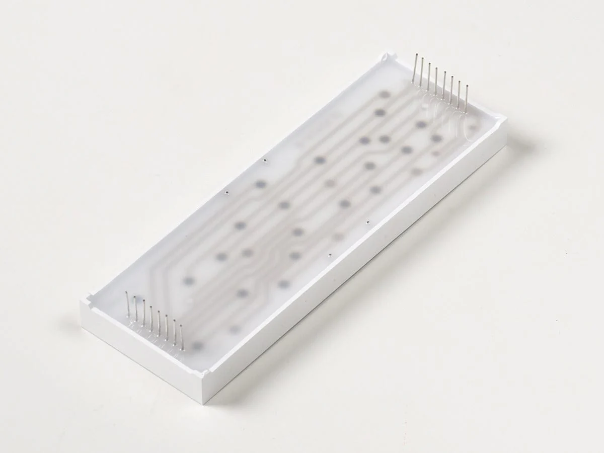 Red 7-segment clock display - 1.2" digit height - Image 3