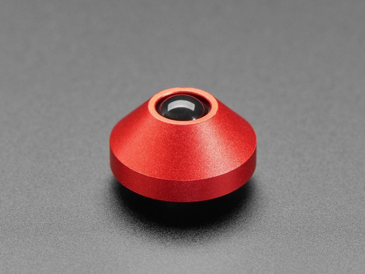 Red Anodized Aluminum Bumper Feet - Pack of 2 [Discontinued] - Image 3