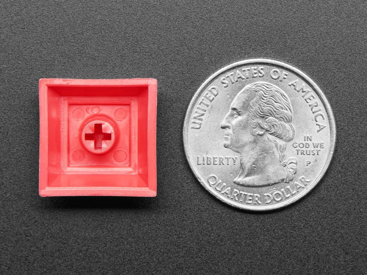 Red DSA Keycaps for MX Compatible Switches - 10 pack - Image 3