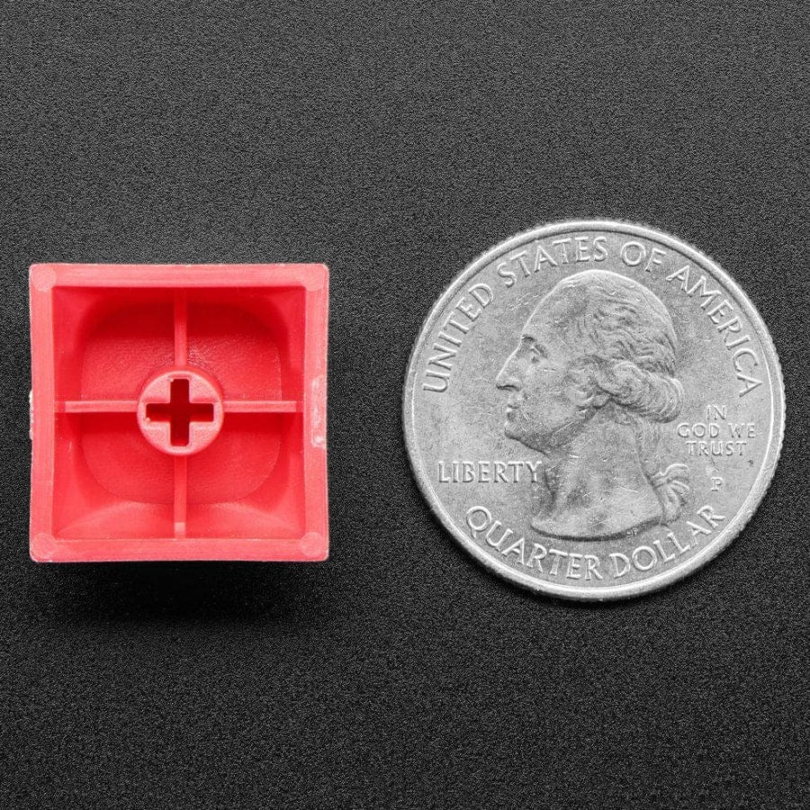Red MA Keycaps for MX Compatible Switches - 5 pack - Image 5