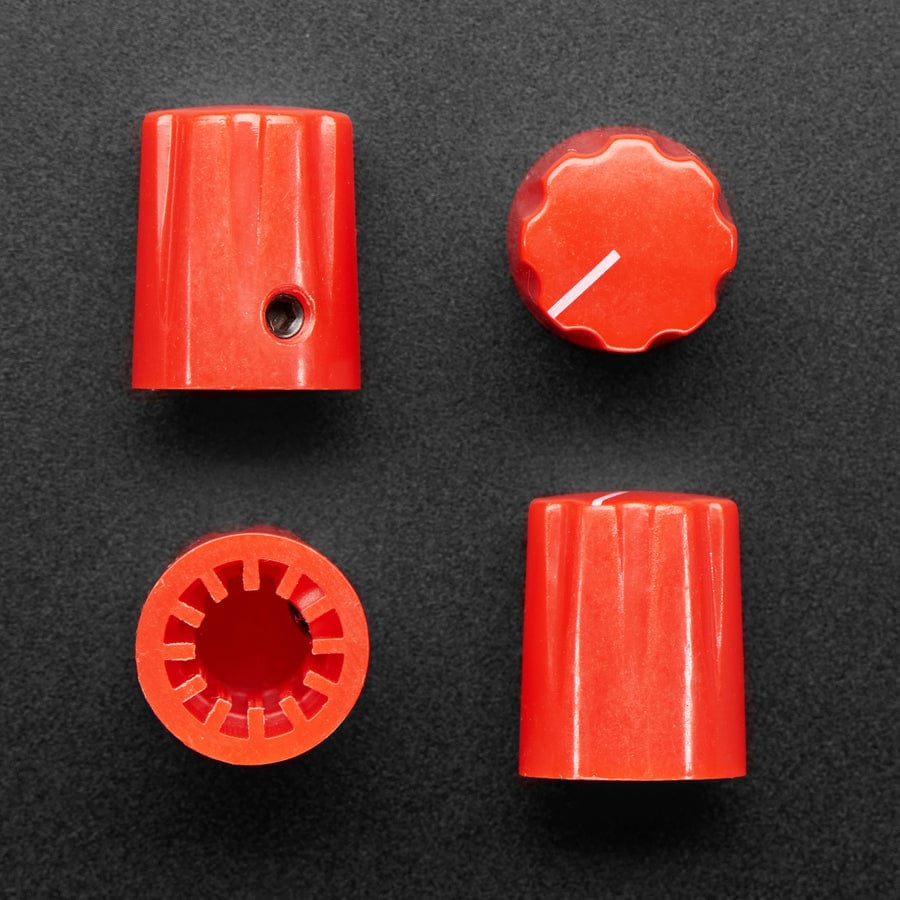 Red Micro Potentiometer Knob - 4 pack - Image 2