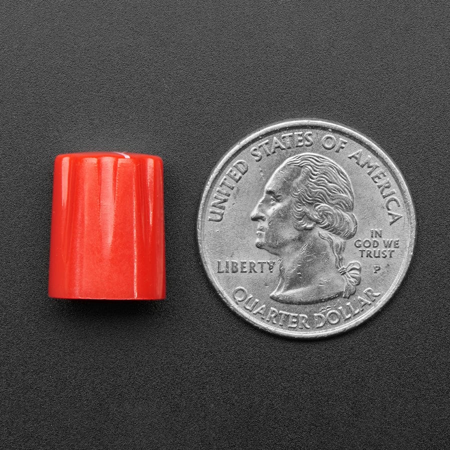 Red Micro Potentiometer Knob - 4 pack - Image 3